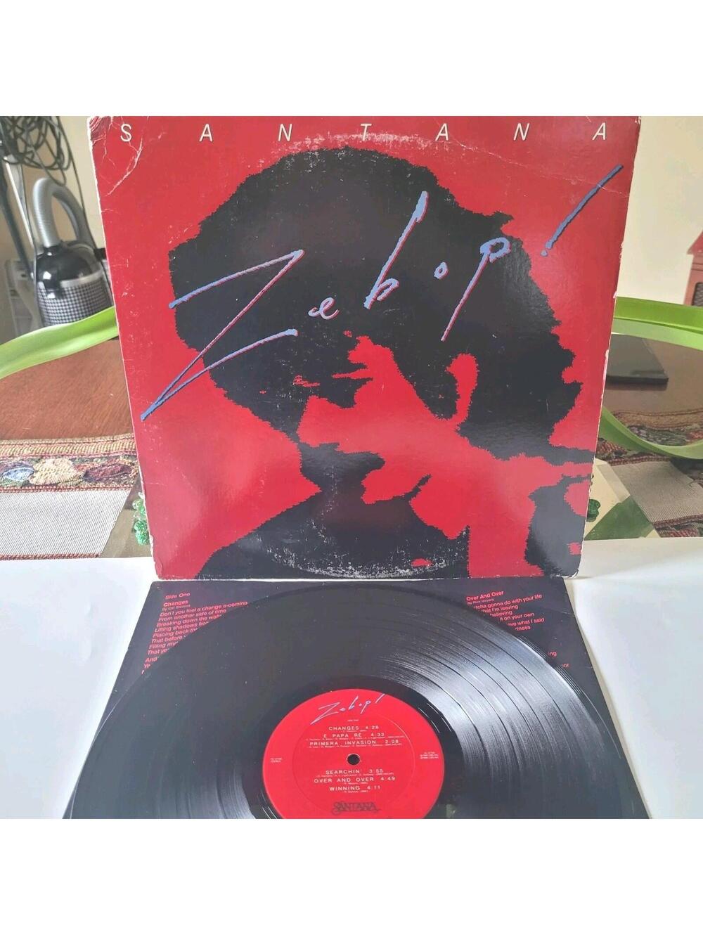Santana Zebop! LP 1981 Vinyl Record Columbia Vintage VG